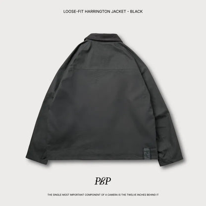 P.B.P Loose-Fit Harrington Jacket