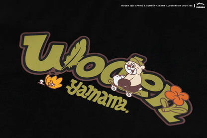 WODEN 2025 Spring & Summer YAMAMA illustration LOGO Tee