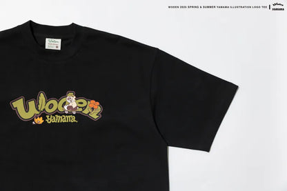 WODEN 2025 Spring & Summer YAMAMA illustration LOGO Tee