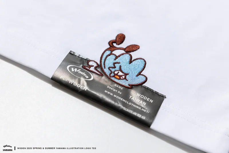 WODEN 2025 Spring & Summer YAMAMA illustration LOGO Tee