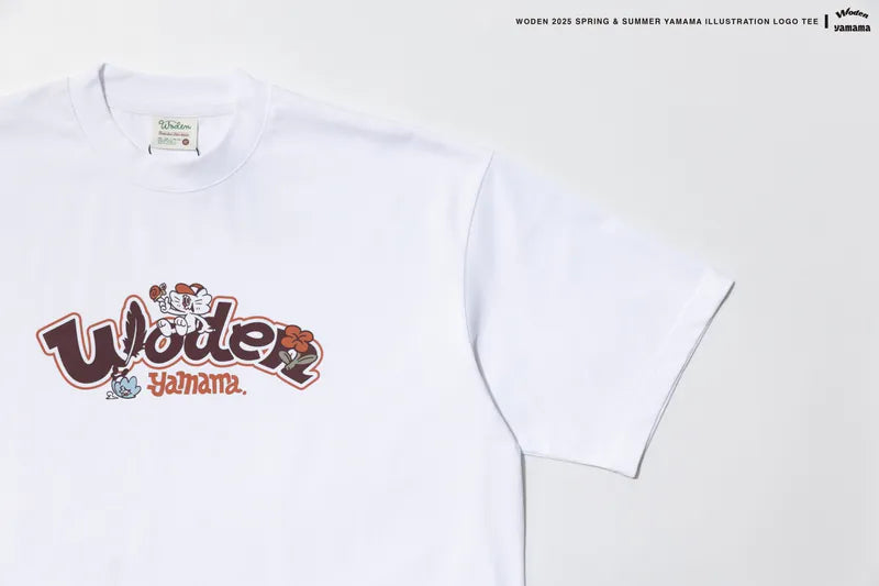 WODEN 2025 Spring & Summer YAMAMA illustration LOGO Tee