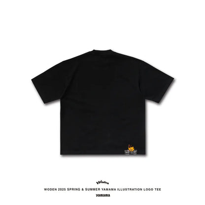 WODEN 2025 Spring & Summer YAMAMA illustration LOGO Tee