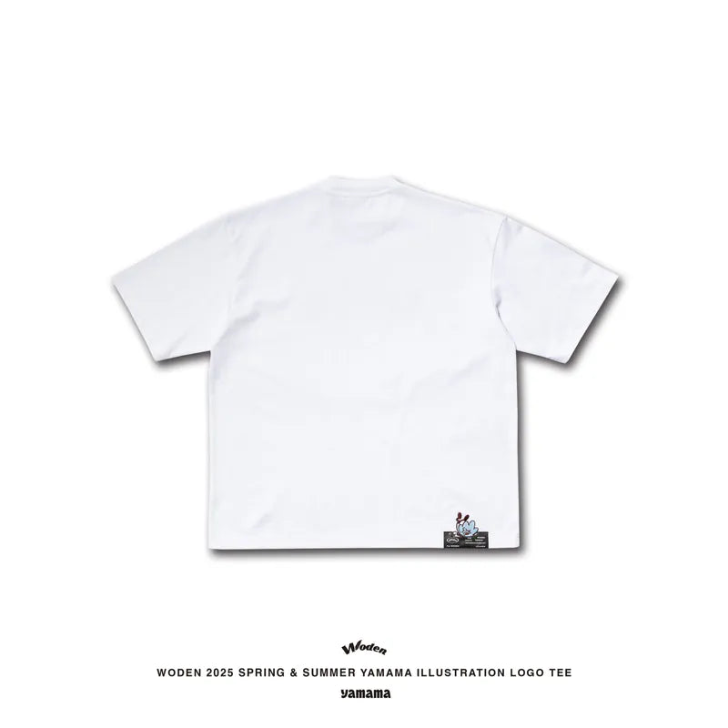 WODEN 2025 Spring & Summer YAMAMA illustration LOGO Tee