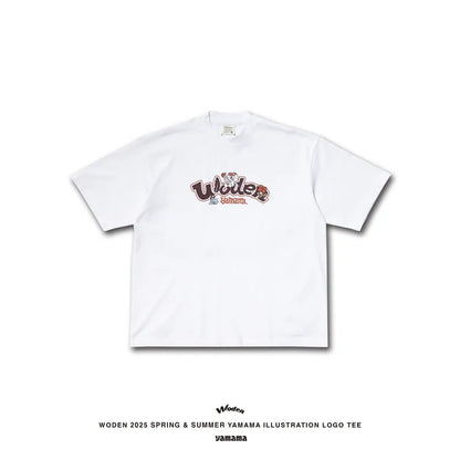 WODEN 2025 Spring & Summer YAMAMA illustration LOGO Tee