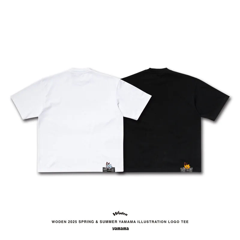 WODEN 2025 Spring & Summer YAMAMA illustration LOGO Tee
