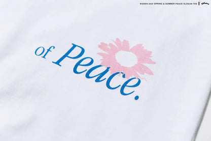 WODEN 2025 Spring & Summer 004 Peace Slogan Tee