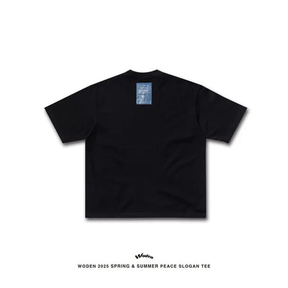WODEN 2025 Spring & Summer 004 Peace Slogan Tee
