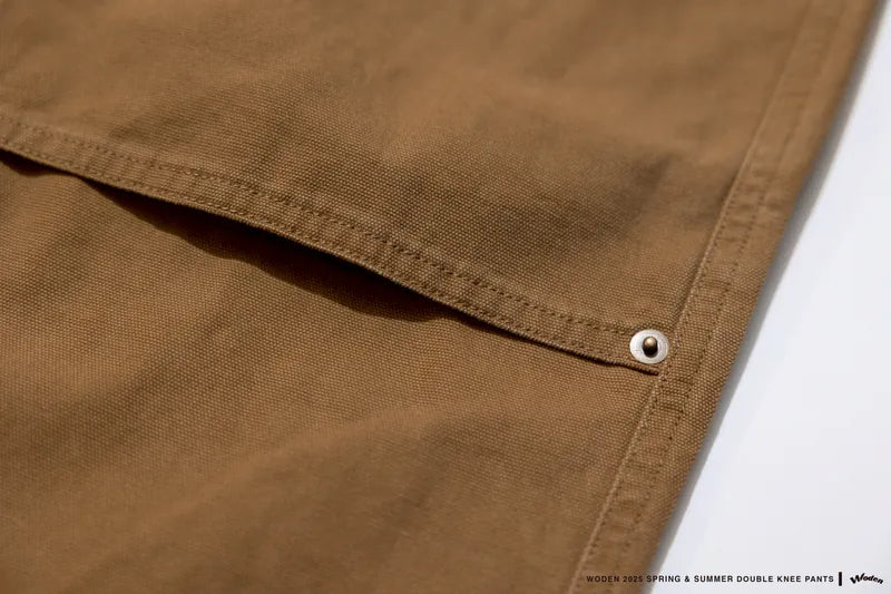 WODEN 2025 Spring & Summer 038 Doubleknee Pants (Camel)