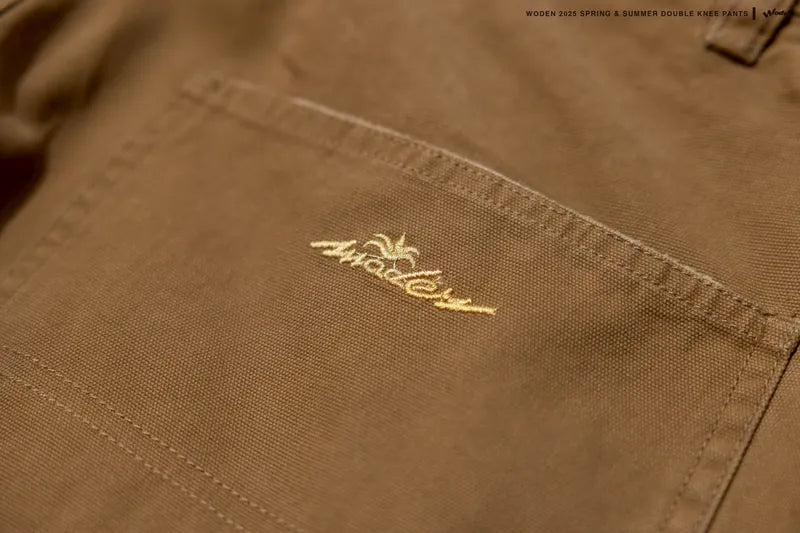 WODEN 2025 Spring & Summer 038 Doubleknee Pants (Camel)