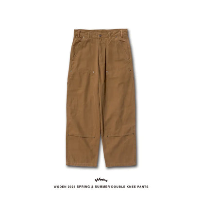 WODEN 2025 Spring & Summer 038 Doubleknee Pants (Camel)