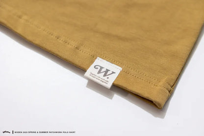 WODEN 2025 Spring & Summer 037 Patchwork POLO Shirt