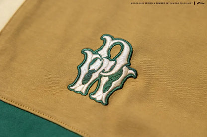 WODEN 2025 Spring & Summer 037 Patchwork POLO Shirt