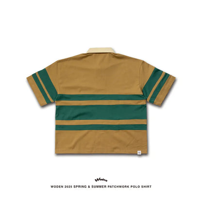 WODEN 2025 Spring & Summer 037 Patchwork POLO Shirt