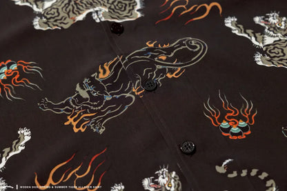 WODEN 2025 Spring & Summer Tiger Allover Shirt