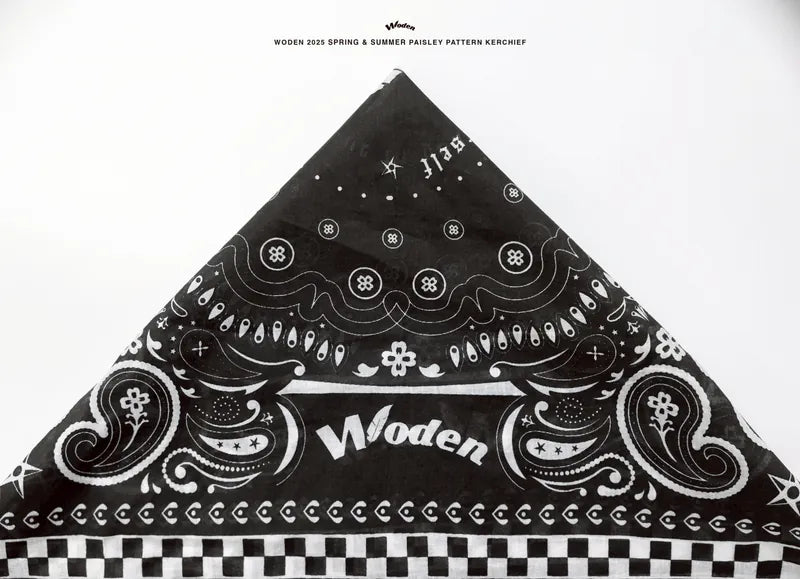 WODEN 2025 Spring & Summer 047 Paisley Pattern Kerchief