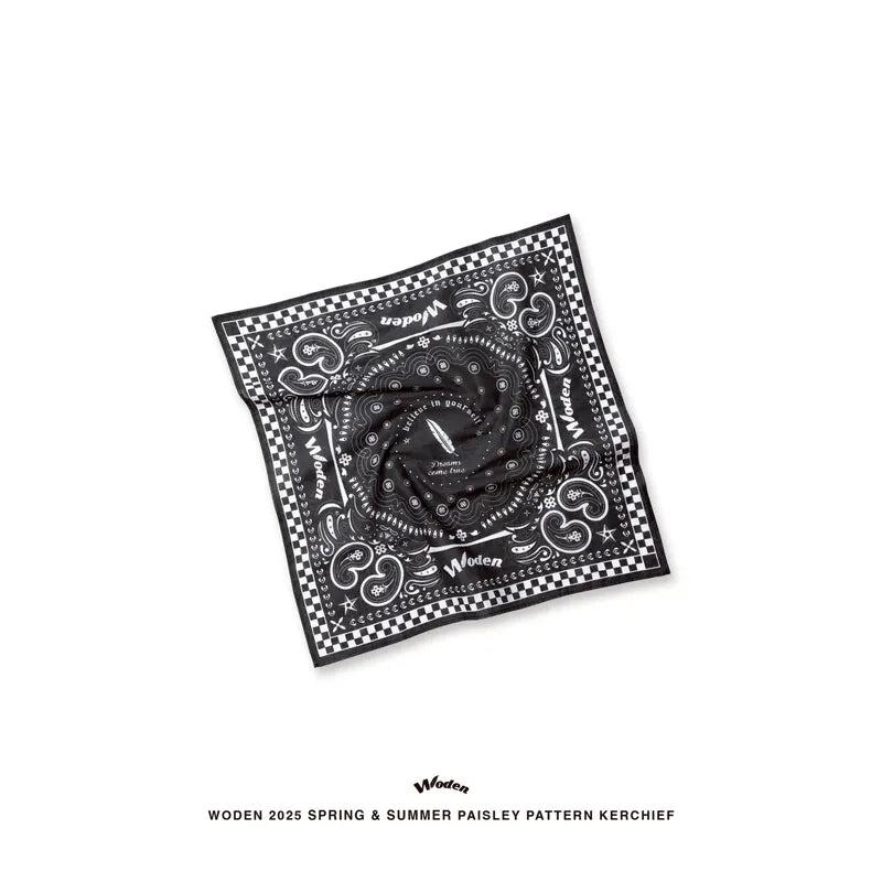 WODEN 2025 Spring & Summer 047 Paisley Pattern Kerchief