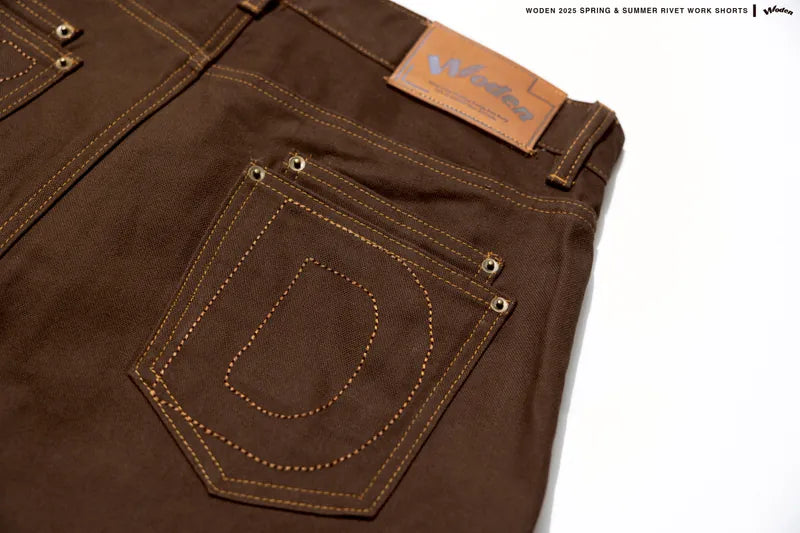 WODEN 2025 Spring & Summer 059 Rivet Work Shorts