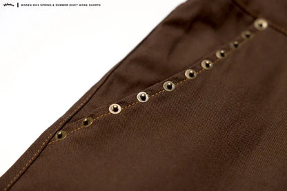 WODEN 2025 Spring & Summer 059 Rivet Work Shorts