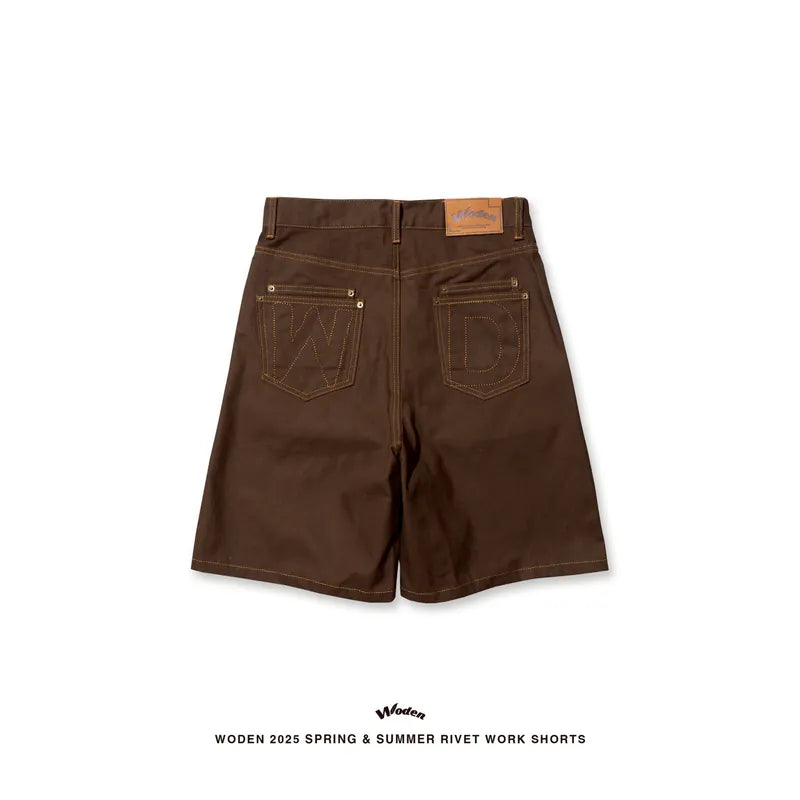 WODEN 2025 Spring & Summer 059 Rivet Work Shorts