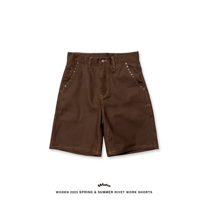 WODEN 2025 Spring & Summer 059 Rivet Work Shorts