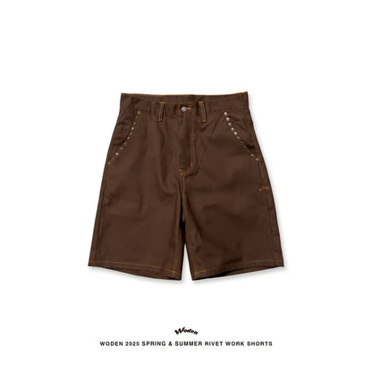 WODEN 2025 Spring & Summer 059 Rivet Work Shorts