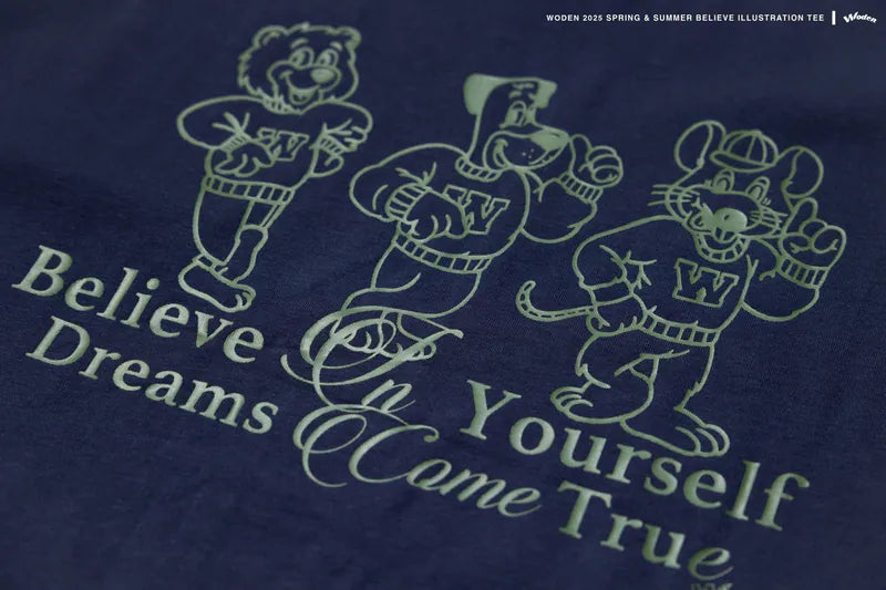 WODEN 2025 Spring & Summer 060 Believe illustration Tee