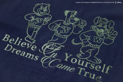 WODEN 2025 Spring & Summer 060 Believe illustration Tee