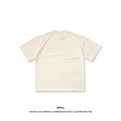 WODEN 2025 Spring & Summer 060 Believe illustration Tee