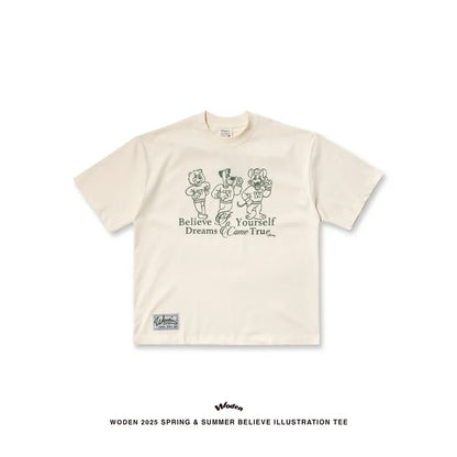 WODEN 2025 Spring & Summer 060 Believe illustration Tee