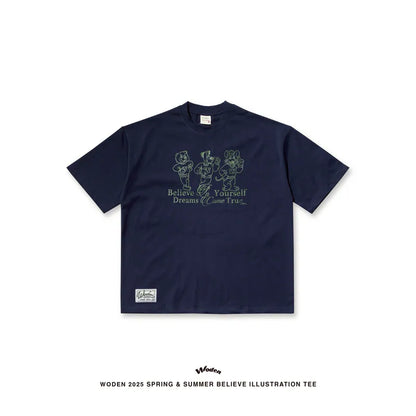 WODEN 2025 Spring & Summer 060 Believe illustration Tee