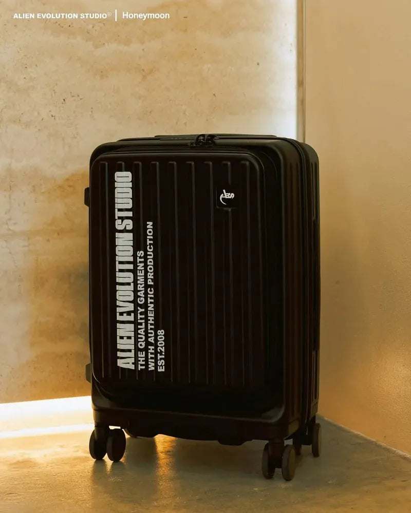[預購] AES x HONEYMOON 聯名行李箱 多功能旅行箱 黑 20吋/29吋 MULTIFUNCTIONAL TRAVEL SUITCASE