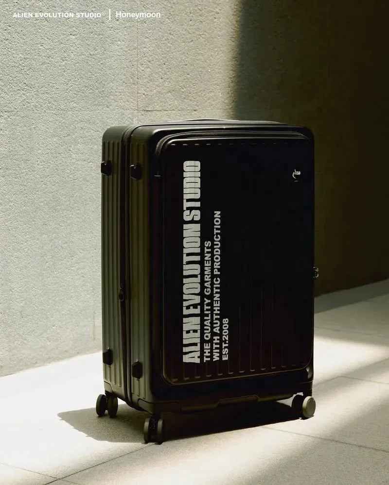 [預購] AES x HONEYMOON 聯名行李箱 多功能旅行箱 黑 20吋/29吋 MULTIFUNCTIONAL TRAVEL SUITCASE