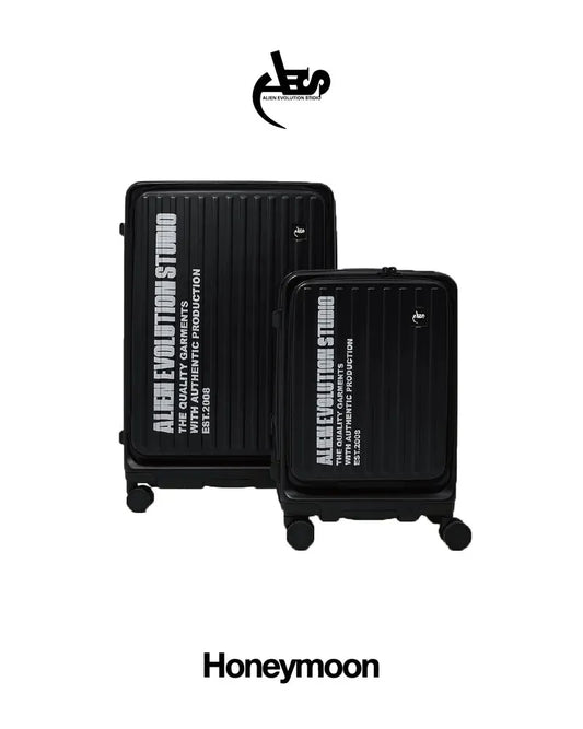 [預購] AES x HONEYMOON 聯名行李箱 多功能旅行箱 黑 20吋/29吋 MULTIFUNCTIONAL TRAVEL SUITCASE