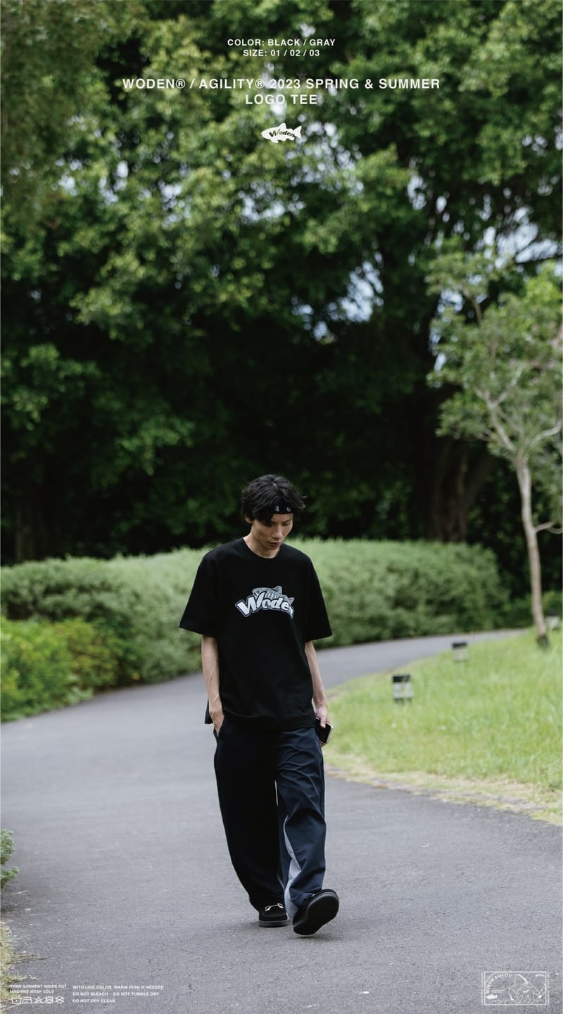 WODEN 23SS 065 WDxJKS Logo Tee 黑