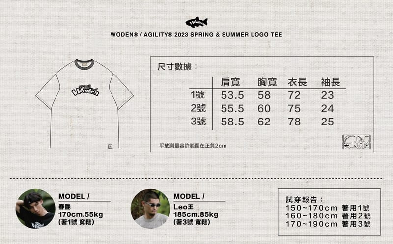 WODEN 23SS 065 WDxJKS Logo Tee 黑
