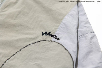 WODEN 2023-24 Autumn & Winter 001 Patchwork Vintage Sport Jacket 淺綠
