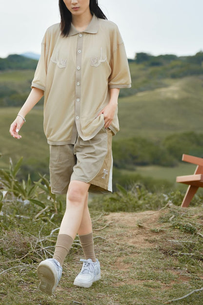 MOMENTUM Spring-Summer 2023 Mesh Shirt 網眼貼布襯衫