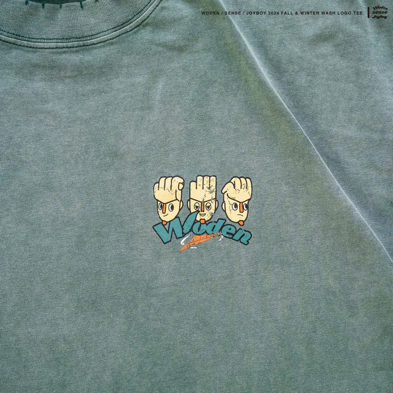 WODEN / sense / Joyboy 2024 Fall & Winter 020 Wash LOGO Tee