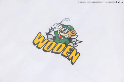 WODEN 2025 Spring & Summer 026 Cartoon Golfbear Tee
