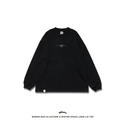 WODEN 2023 Autumn & Winter 041 Space LOGO L/S tee