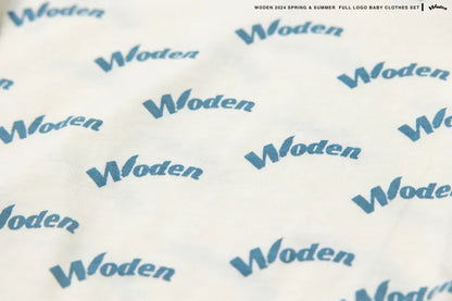 WODEN 2024 Spring & Summer 058 Full LOGO Baby Clothes Set