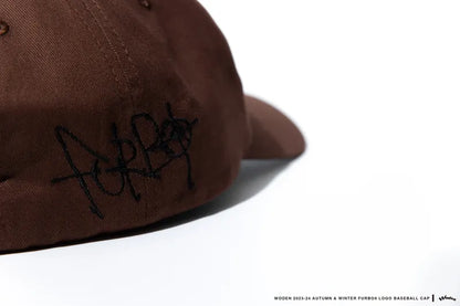 WODEN 2023-24 Autumn & Winter Furbo9 LOGO Baseball Cap 咖