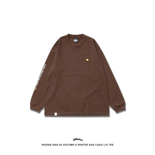 WODEN 2023 Autumn & Winter 040 Sun LOGO L/S tee