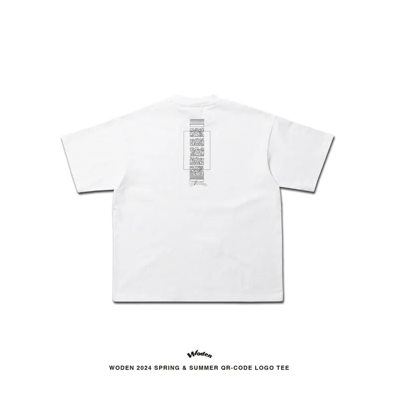 WODEN 2024 Spring & Summer 006 QR-code LOGO Tee