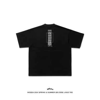 WODEN 2024 Spring & Summer 006 QR-code LOGO Tee