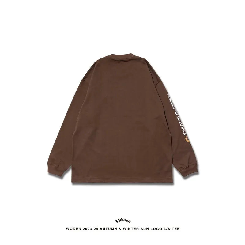 WODEN 2023 Autumn & Winter 040 Sun LOGO L/S tee