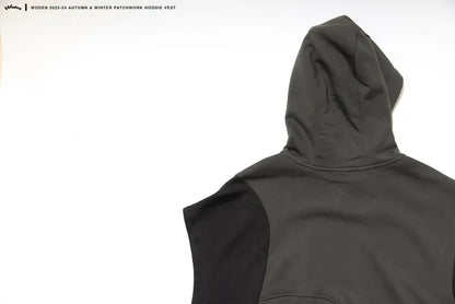 WODEN 2023 Autumn & Winter 042 Patchwork hoodie Vest