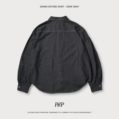 P.B.P - DENIM OXFORD SHIRT