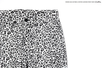 WODEN 2023 Autumn & Winter Leopard Print Pants