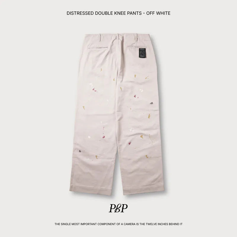 P.B.P Distressed Double Knee Pants
